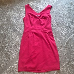 Banana Republic size 6 hot pink dress w/ open back